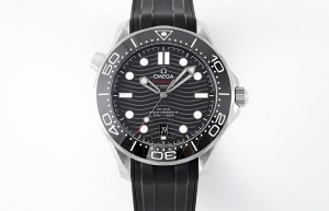 ZF厂欧米茄海马系列300M黑圈黑盘款复刻腕表能不能过专柜检验-ZF手表如何