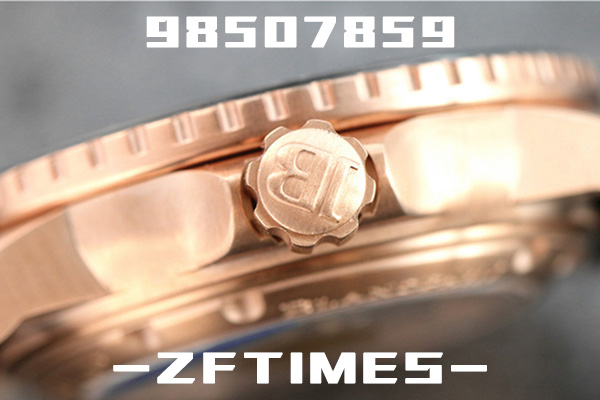 ZF厂宝珀五十噚系列5015玫瑰金蓝盘腕表深度评测-ZF五十噚